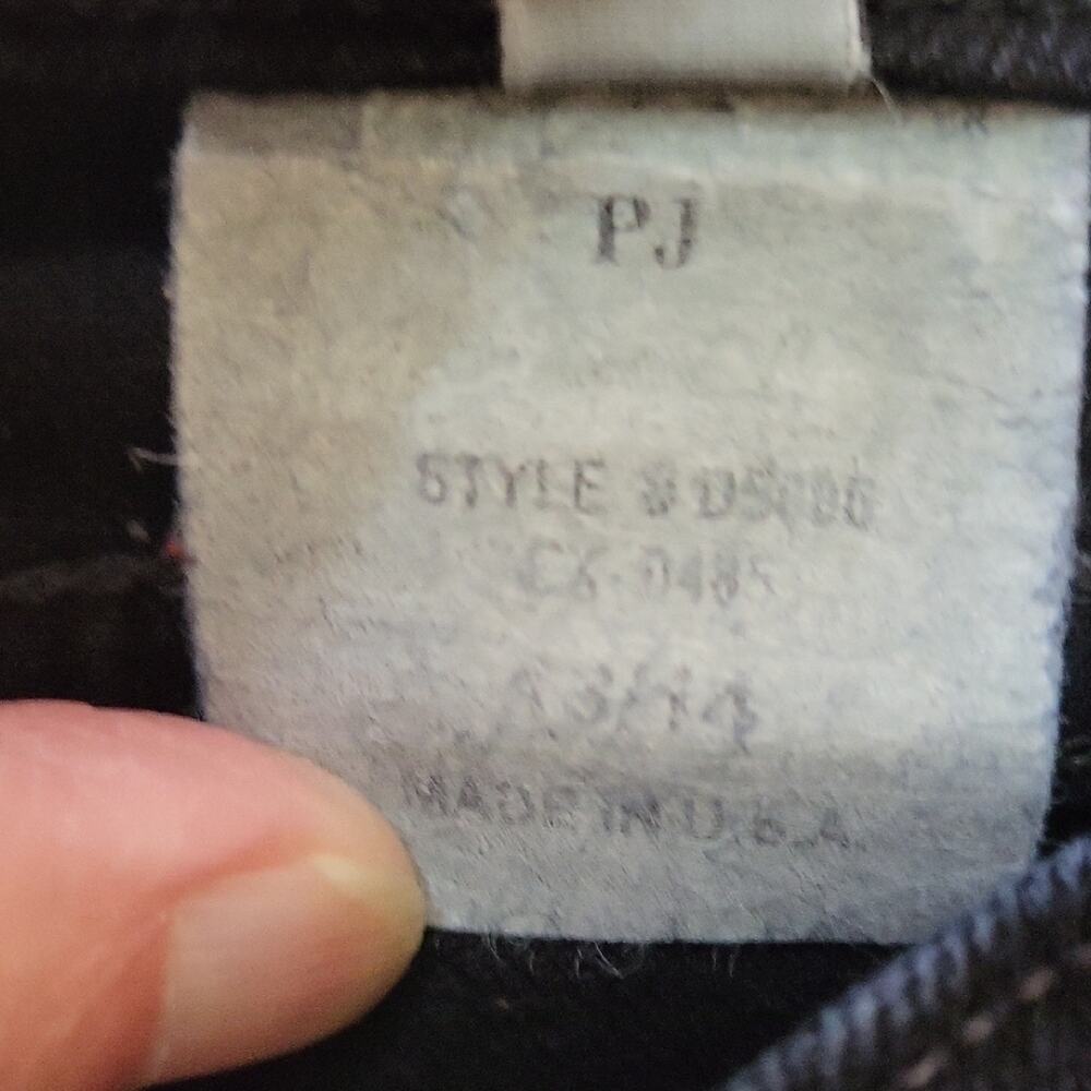 Women's Parkers Jeans Size 14 Mid Rise Dark Blue Straight Leg Jeans 30W X 32L - Picture 10 of 12